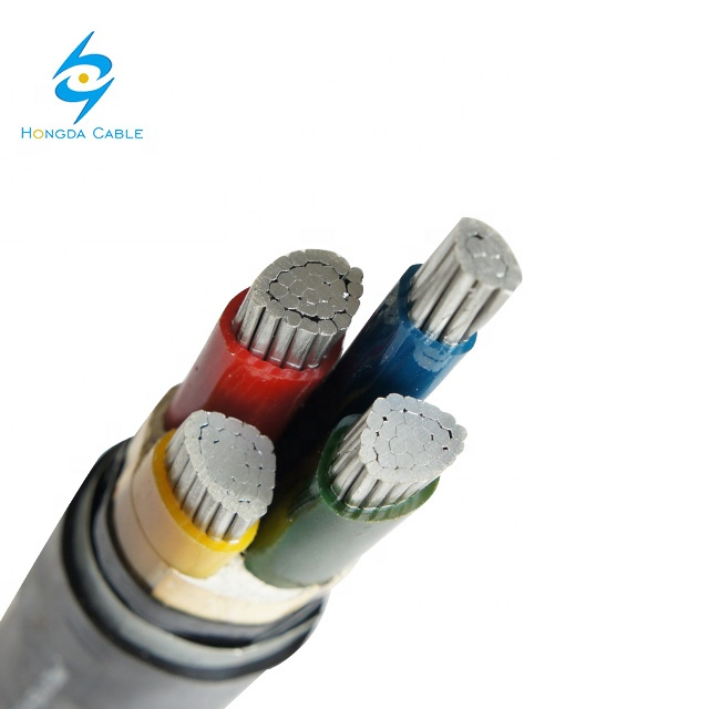 Cable de potencia aislado de aluminio PVC/XLPE de baja tensión 4X35mm2
