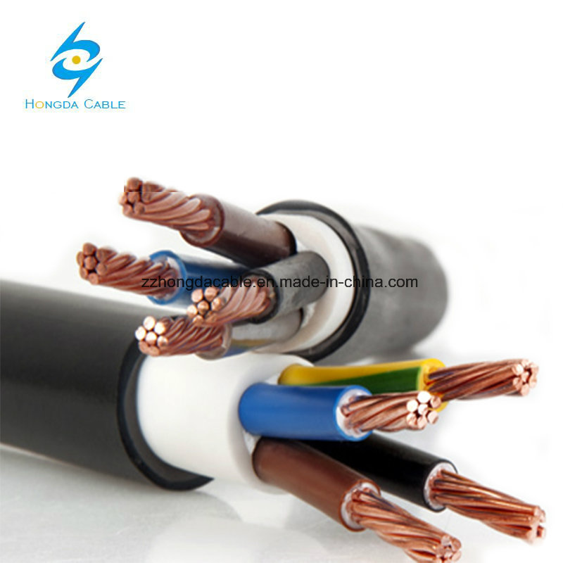 Cable de potencia de conductor de cobre multicore de baja tensión conforme a la norma IEC