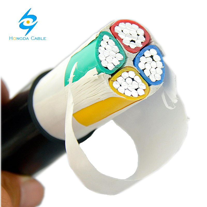 Low Voltage Na2xy Cables 4*120mm2 Al XLPE PVC 4 Cores Underground Aluminum Power Cable