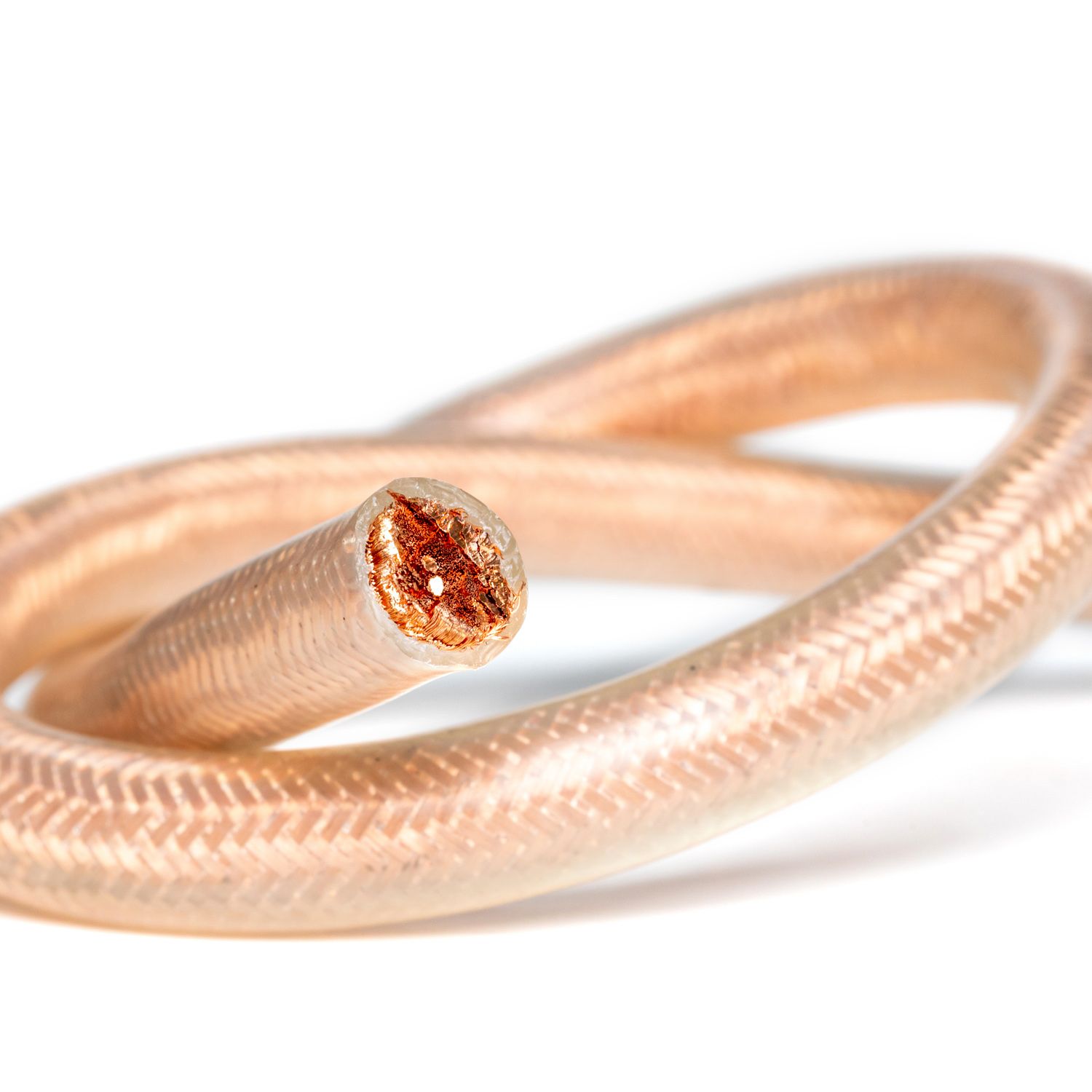 Cable de conductor de cobre transparente de PVC multi hilo sin pantalla