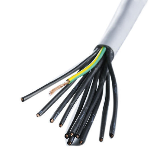 Cable de control industrial flexible con aislamiento de PVC de cobre multicore