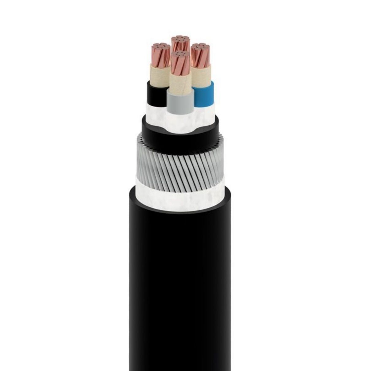 N2xrh Fe 180 Cable de potencia blindado resistente al fuego Cu/Mgt/XLPE Lsfoh/Swa/Lsfoh