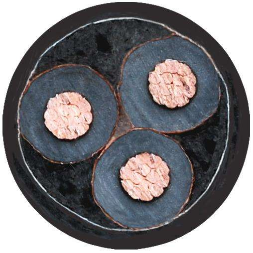 N2xsey 12 Kv 3 Core Cu/XLPE/Cws/PVC Power Cable