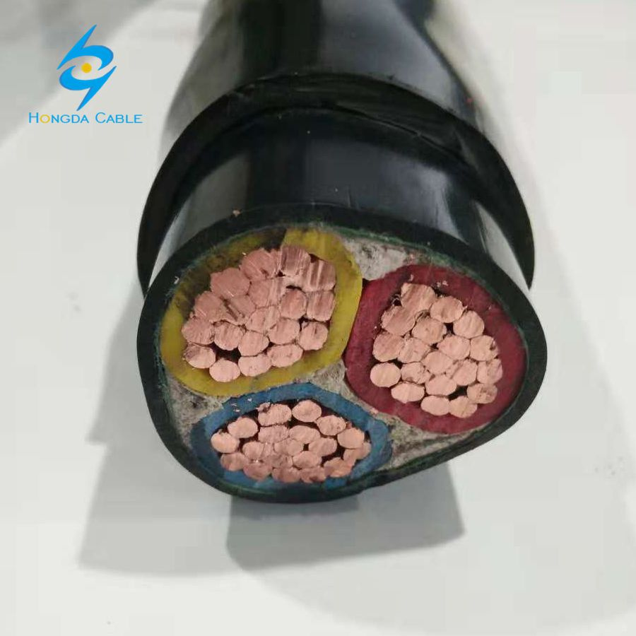 Nyy-J Nyy-O 4X120 4X50 4X95 4X150 4X240 PVC Insulated Double Sheathed Cable