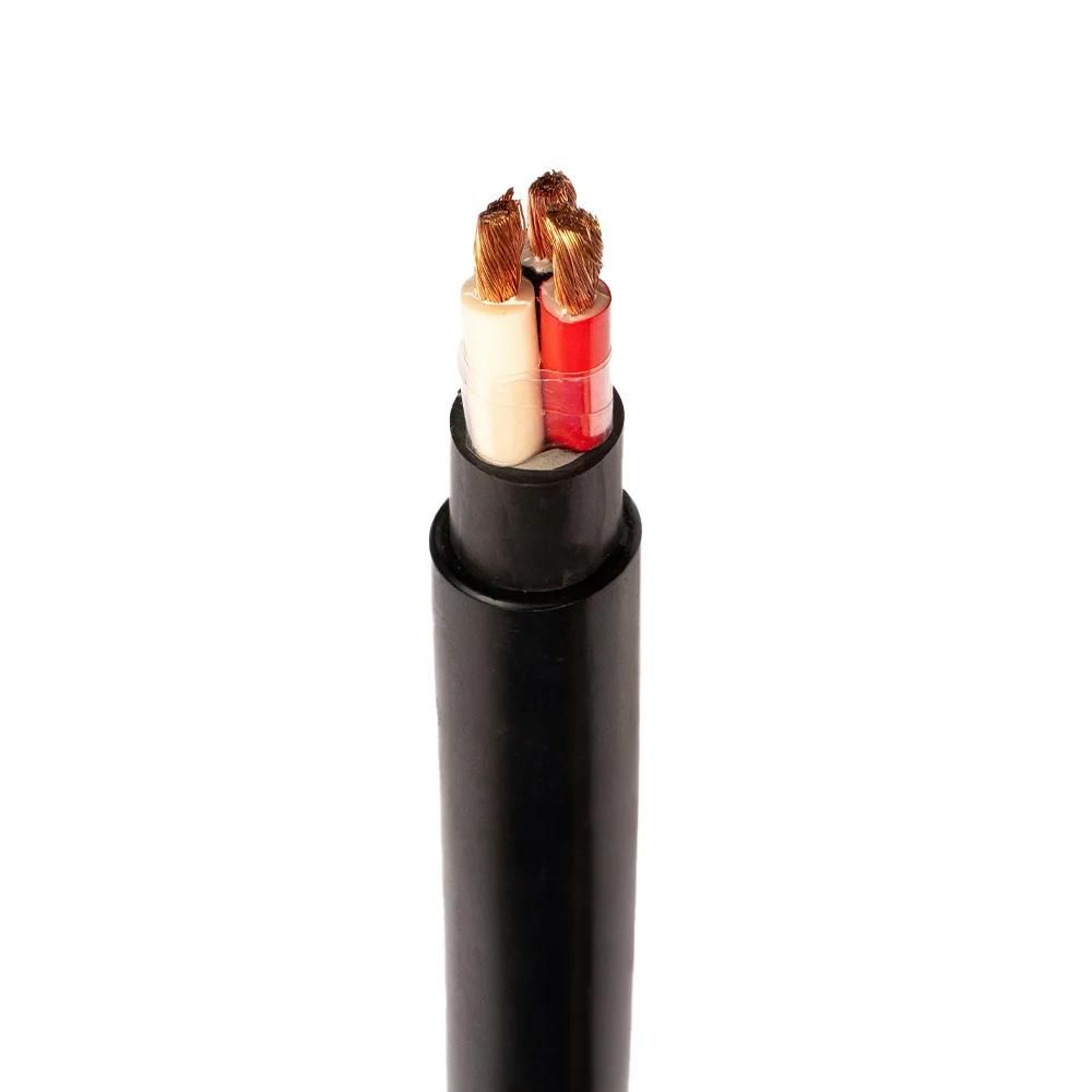 PVC 3 Core and 4 Core Round Submersible Pump Cable