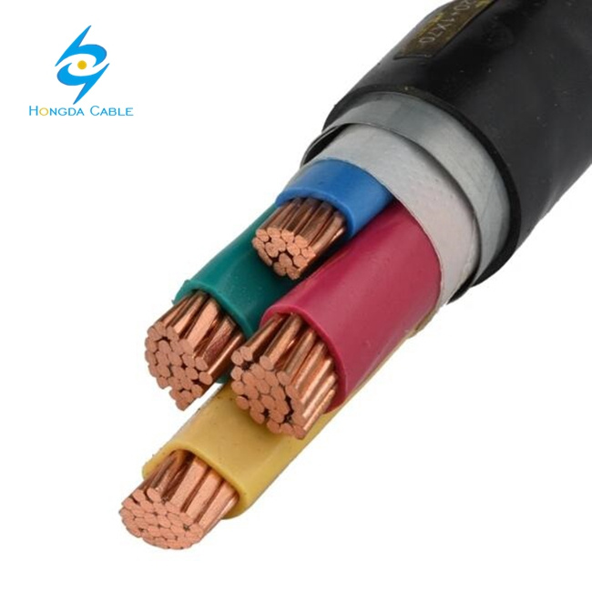 Cable Eléctrico de PVC Cobre 3X240+120 mm2 Cyaby-F Cable de Potencia Subterráneo