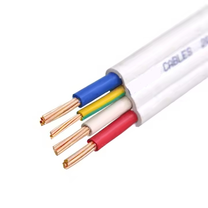 Cable plano de PVC (TPS) 2 núcleo doble y tierra 3 núcleo + tierra cable TPS 1.5mm 2.5mm