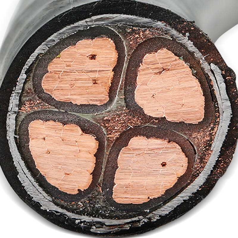 Cable de potencia Nyby con aislamiento y revestimiento de PVC con armadura de cintas de acero