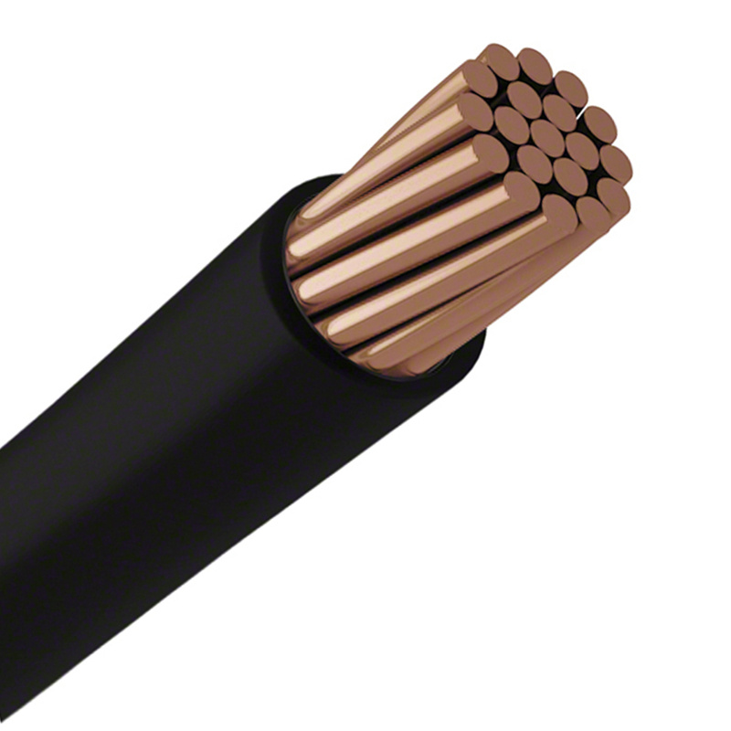 PVC Insulation 19 Wire Stranded Copper Conductor Wire Cable Thw 2/0 AWG 600V