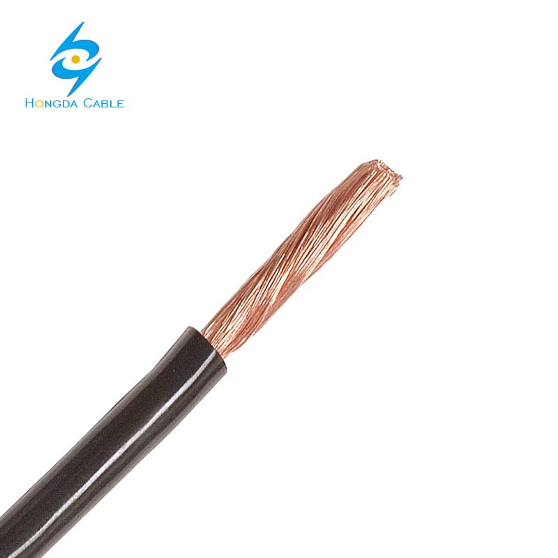 RV Wire Flexible Cooper Wire Single Core Black PVC Insulation Fire Resistance