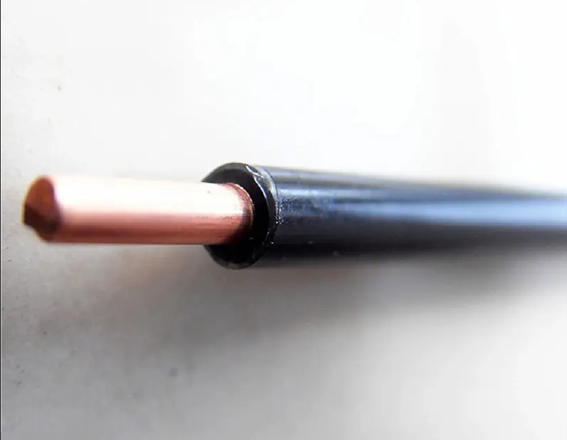 Fil électrique rigide en cuivre isolé en PVC 1.5mm2