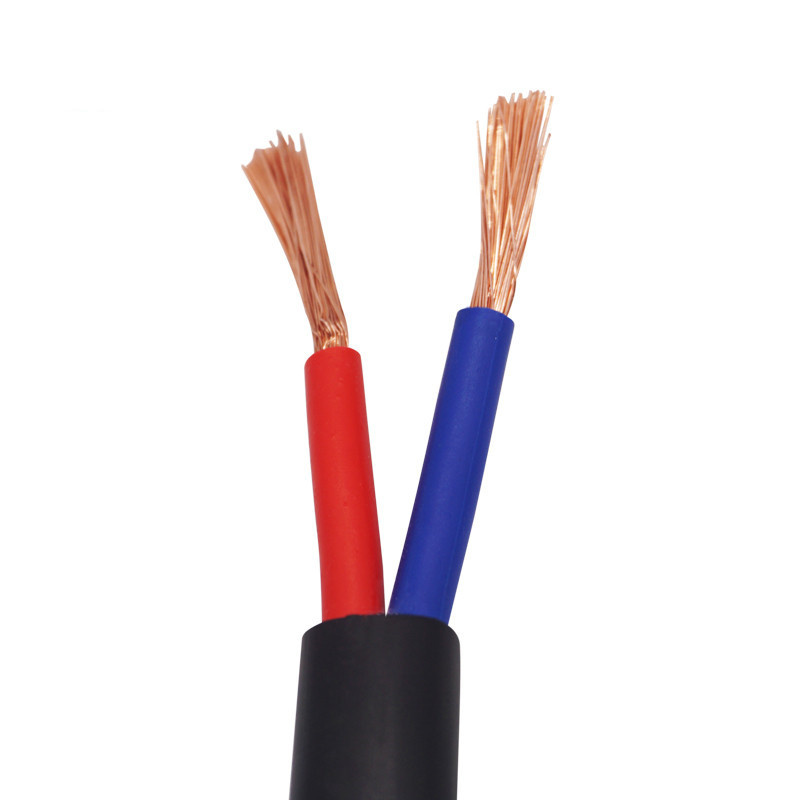 Rvv 2X1.5mm2 AWG Cables de cobre recubiertos de PVC Cable eléctrico de cobre