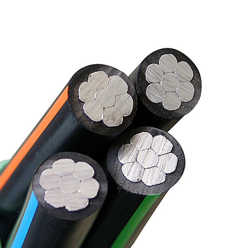 Self-Supporting Insulated Overhead Wire Cable SIP-4 2X16 4X16 4X25 4X35