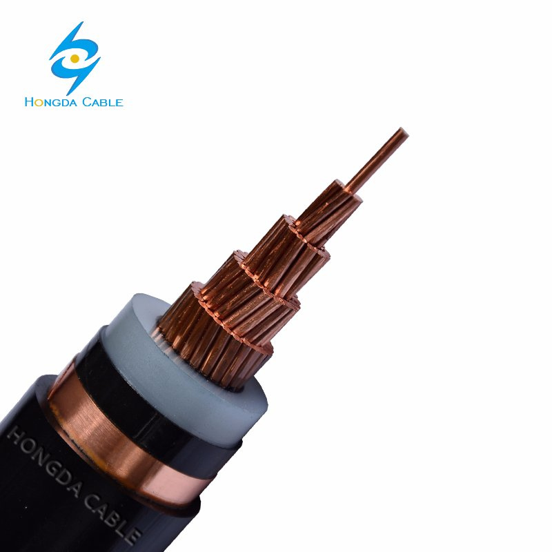 Single Core XLPE Insulated Copper Tape Screened 22kv Power Cable