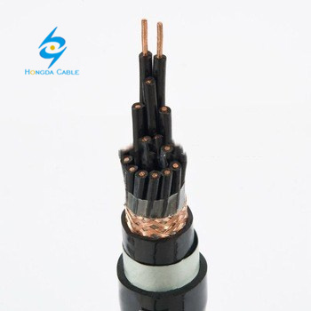 Cable de control con trenzado de cobre estañado, aislado con XLPE y revestido de PVC