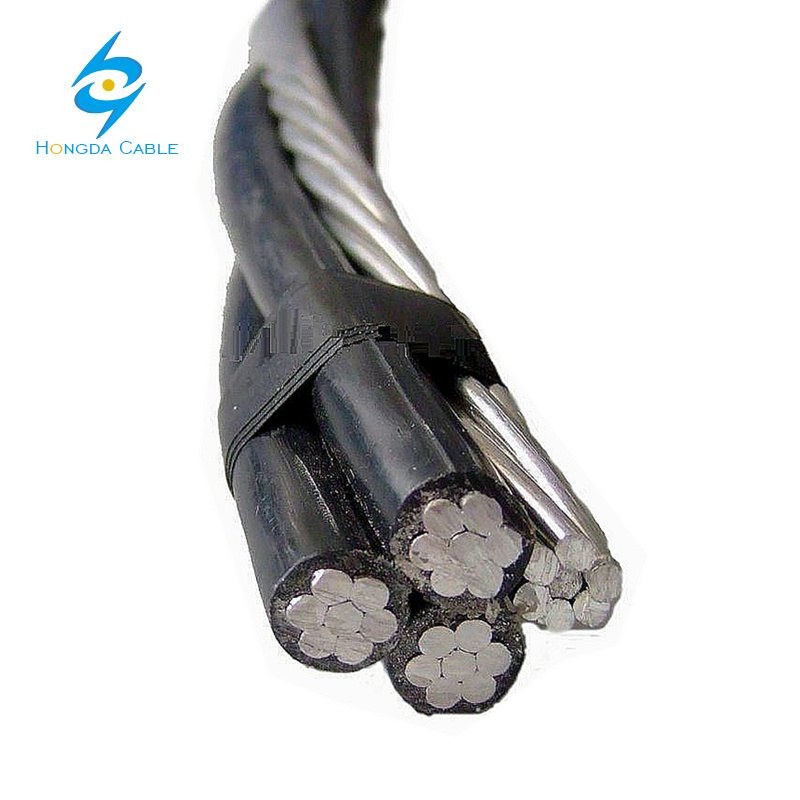Triplex Aluminum Overhead 6AWG Service Drop Cable 2*6+6AWG