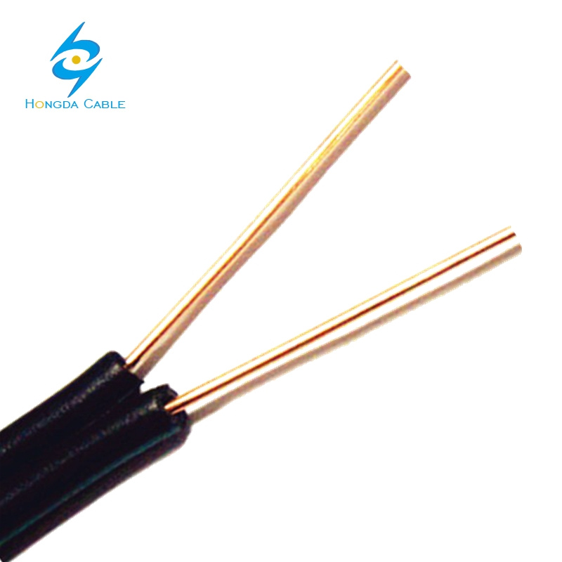 Two Conductor Lay Parallel Insulated Telephone Cable Drop Wire
