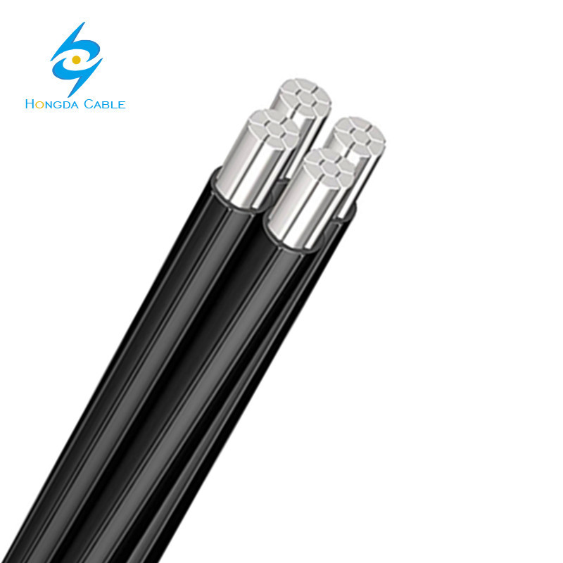 Tyir / Tyir 50 Ol-Al Aluminum Steel Conductors PVC Overhead Twisted Bundle Cable