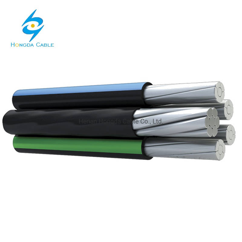 XLPE Insulation Al/R ABC Cable 2X16mm2 4X16mm2 Aerial Power Cable