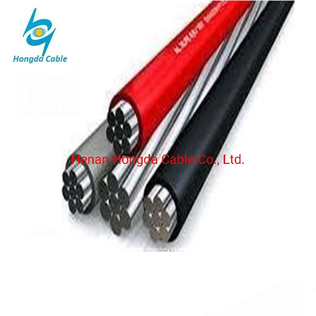 XLPE Triplex Aluminum Aerial Bundle ABC Cable Gammarus 2*1/0+1/0AWG