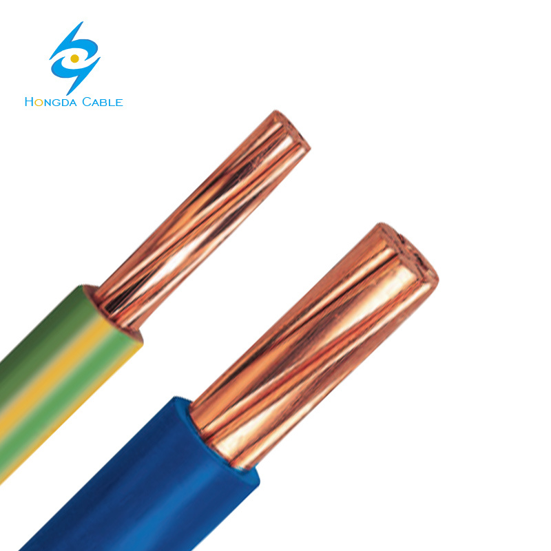Yellow Green Yg PVC Insulated Copper Earth Wire