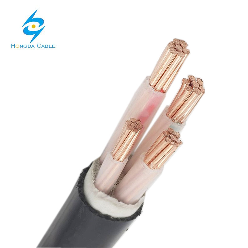 Yjv 4 Core 16mm Low Voltage Copper XLPE 0.6/1kv Electric Power Cable